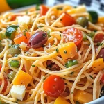 Delicious Italian Spaghetti Salad Recipe