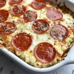 EASY KETO PIZZA CASSEROLE