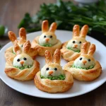 Easter Bunny Crescent Bites Appetizer