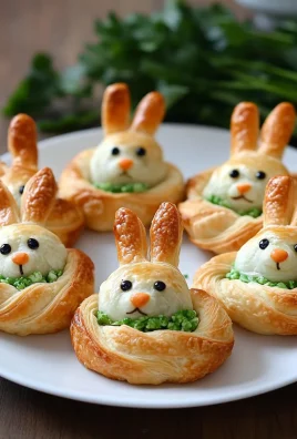 Easter Bunny Crescent Bites Appetizer