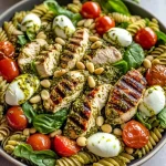 Easy Chicken Pesto Pasta Salad (25-Minutes)