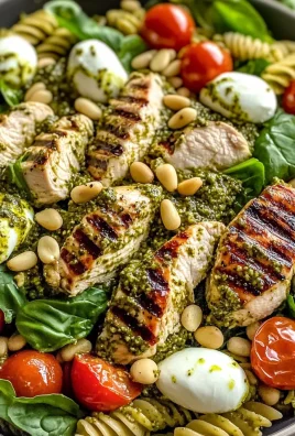 Easy Chicken Pesto Pasta Salad (25-Minutes)