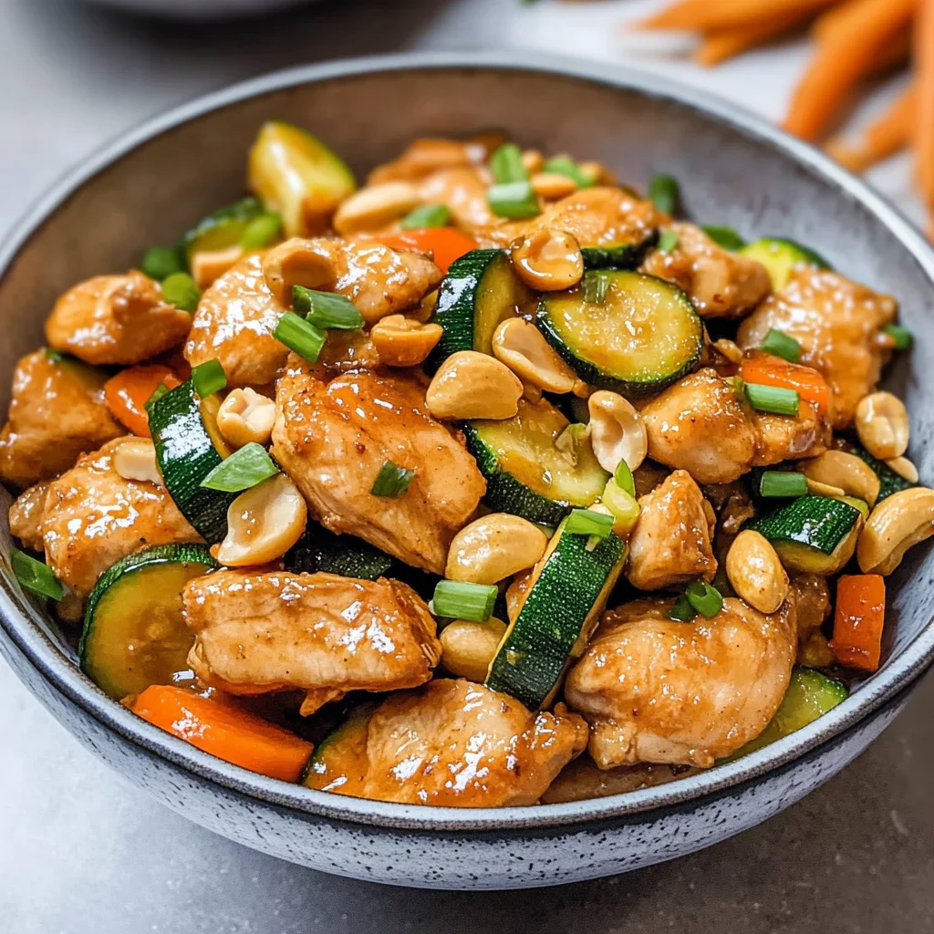 Easy Chicken and Zucchini Stir Fry