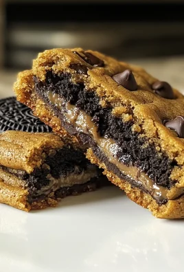 Easy Halloween Oreo Stuffed Chocolate Chip Cookies