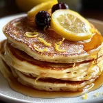 Fluffy Lemon Pancakes