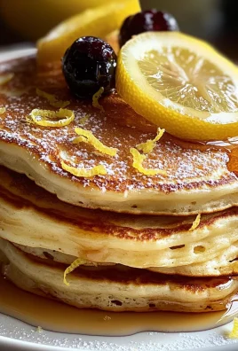 Fluffy Lemon Pancakes