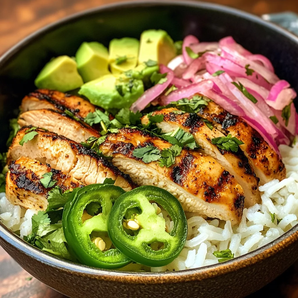 Grilled Chicken and Cilantro-Lime Rice Bowl image 2
