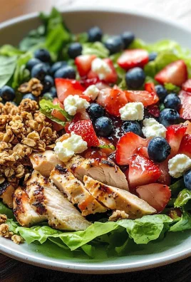 Grilled Protein Chicken Salad + Seedy Granola Crunch Recipe