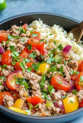 Ground Turkey Cauliflower Rice Recipe