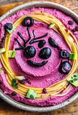 Halloween Beet Hummus