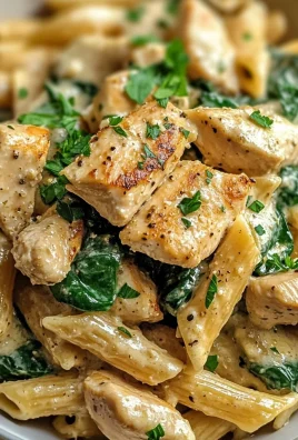Healthy Garlic Parmesan Chicken Pasta