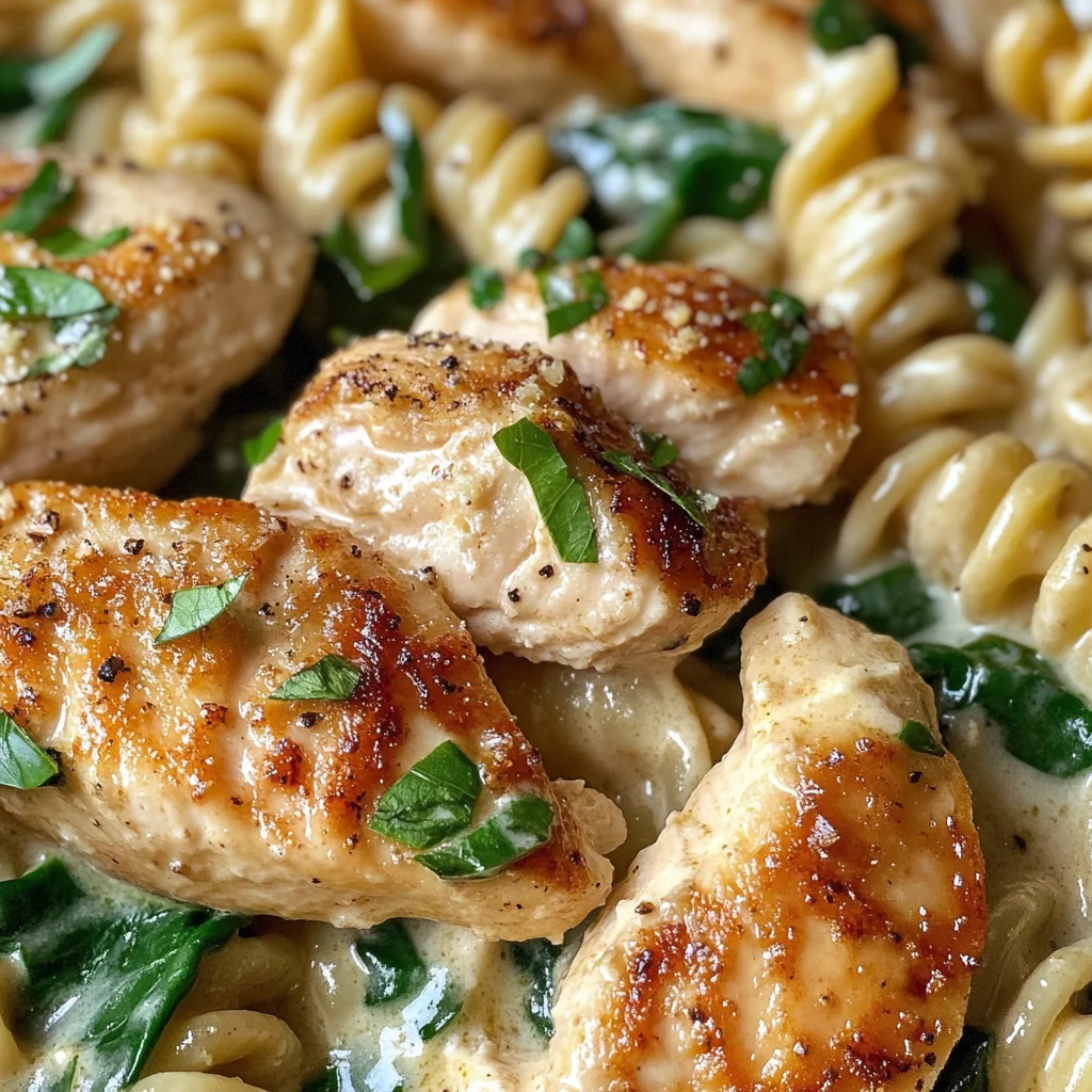 Healthy Garlic Parmesan Chicken Pasta image 2