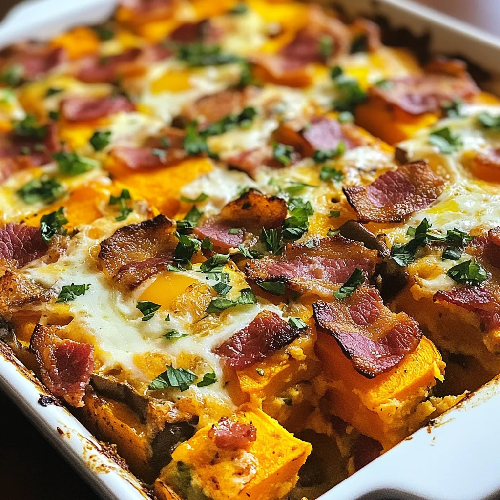 Healthy Sweet Potato and Bacon Breakfast Casserole A Nutritious and Delicious Start to Your Day