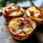 High Protein Egg White Muffins with Turkey Bacon A Nutritious Start to Your Day