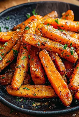 Honey Garlic Butter Roasted Carrots