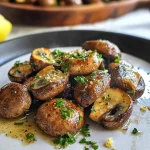 KETO GARLIC BUTTER MUSHROOMS RECIPE