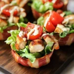 Keto Chicken Bacon Ranch Cups