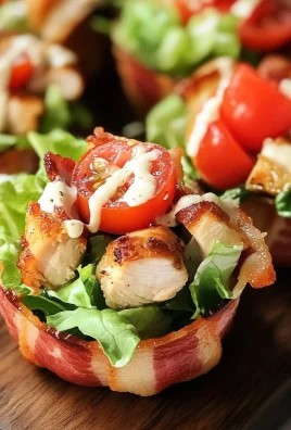 Keto Chicken Bacon Ranch Cups