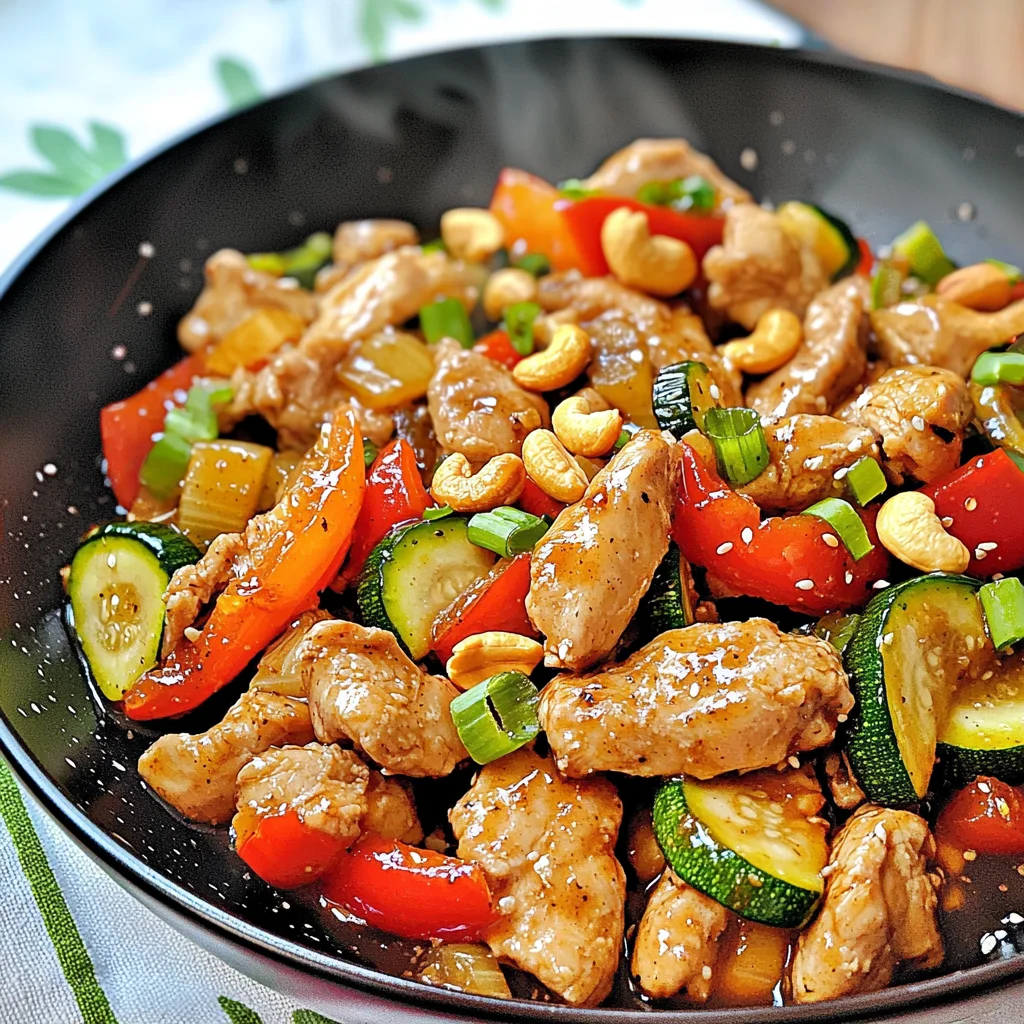 Keto Kung Pao Chicken