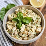Keto Lemon Basil Chicken Salad Recipe