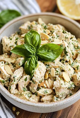 Keto Lemon Basil Chicken Salad Recipe