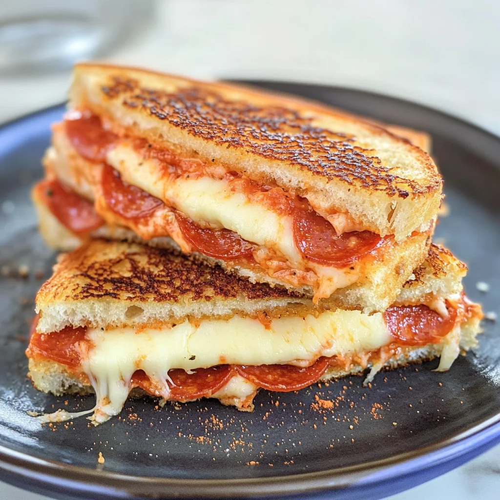 Keto Pizza Grilled Cheese Sticks