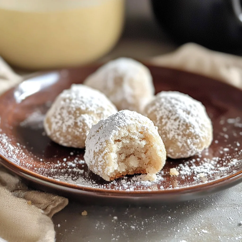 Keto Snowball Cookies