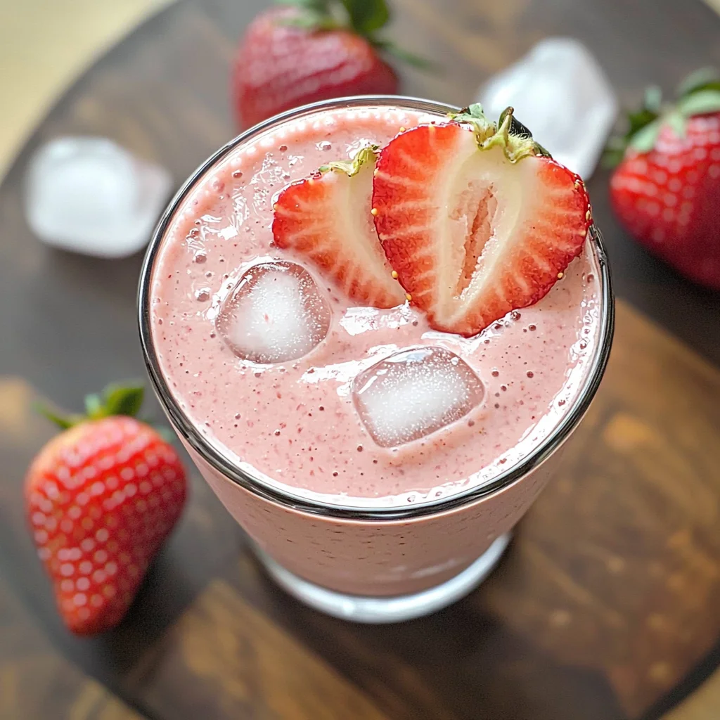 Keto Strawberry Cheesecake Smoothie