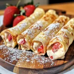 Keto Strawberry Cream Cheese Roll Ups
