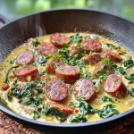 Keto Tuscan Sausage Skillet