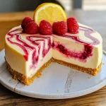 LEMON RASPBERRY SWIRL CHEESECAKE