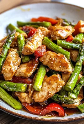 LOW CARB CHICKEN ASPARAGUS STIR FRY