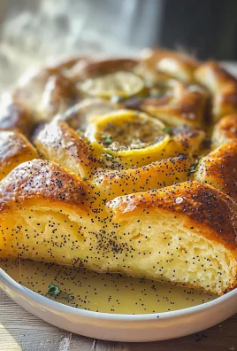 Lemon Poppy Seed Pull-Apart Bread