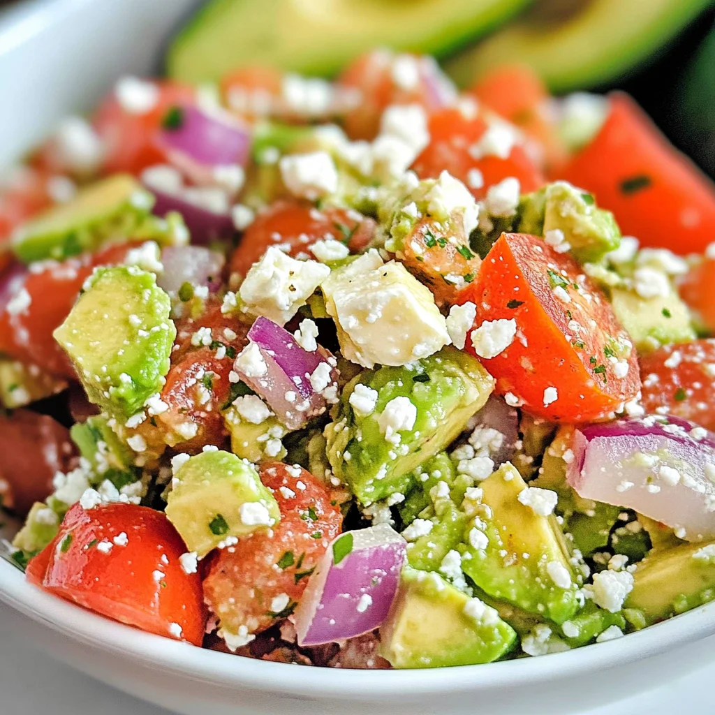 Low-Carb Avocado Feta Salsa