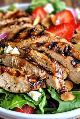 Low-Carb Balsamic Strawberry Chicken Salad