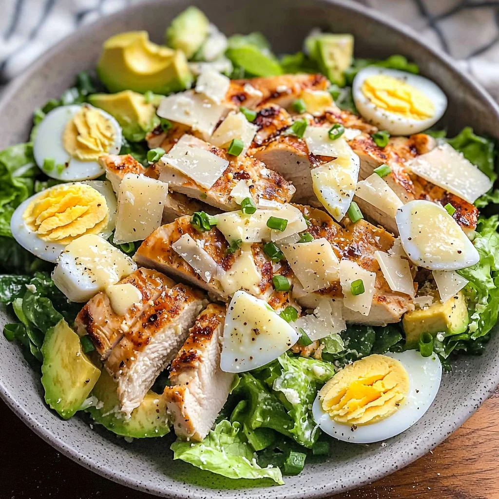 Low Carb Chicken Caesar Salad