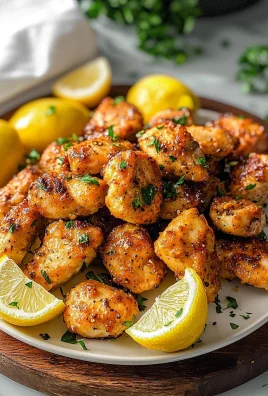 Make Flavorful Air Fryer Lemon Chicken Bites in Just 10 Minutes!