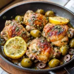 Mediterranean Chicken with Lemons and Olives