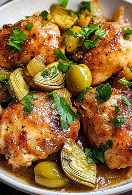 Mediterranean Lemon Chicken with Artichokes & Olives