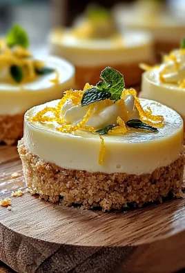 Mini Lemon Cheesecakes