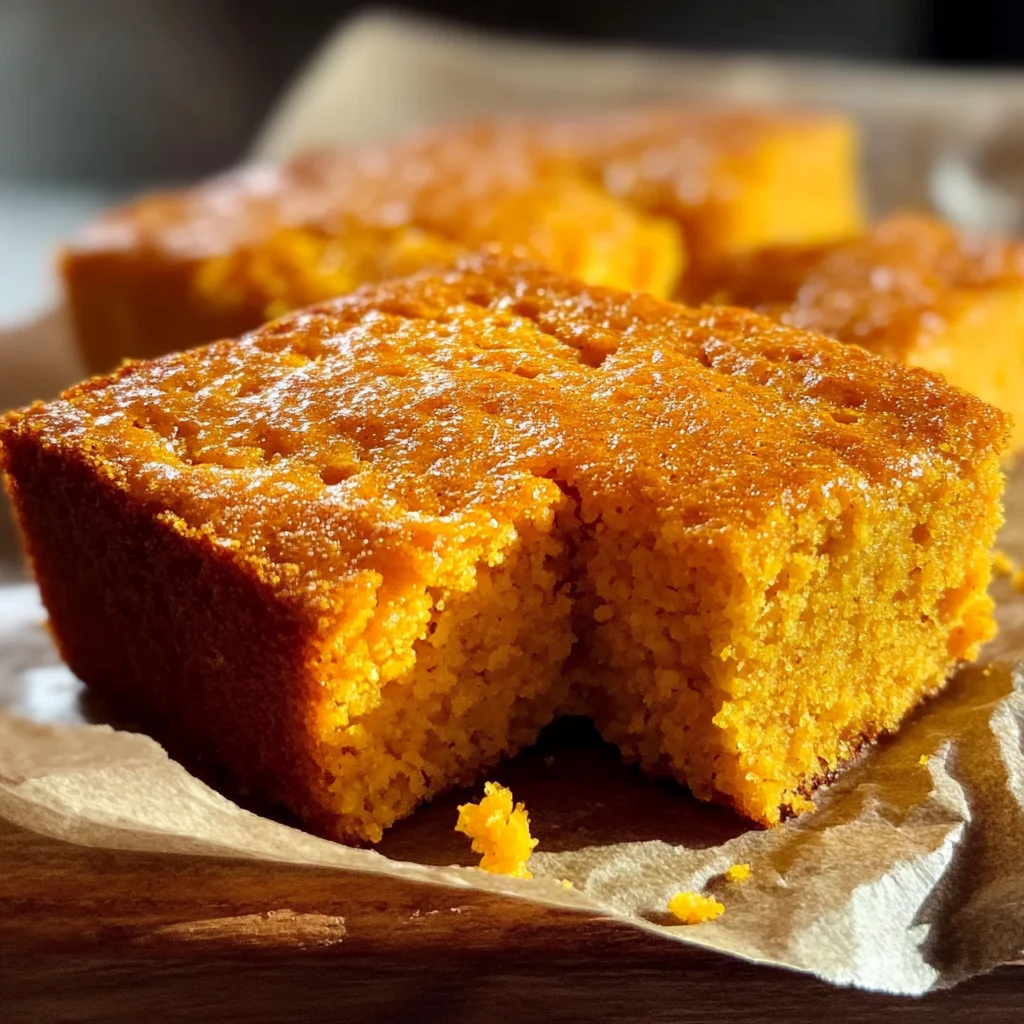 Moist and Fluffy Sweet Potato Cornbread Recipe