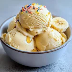 No Churn Banana Ice Cream