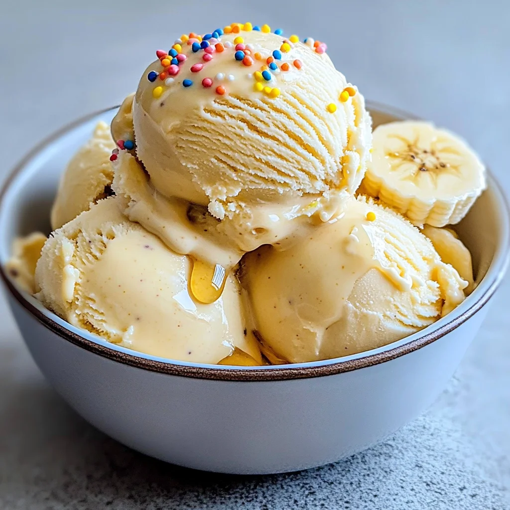 No Churn Banana Ice Cream