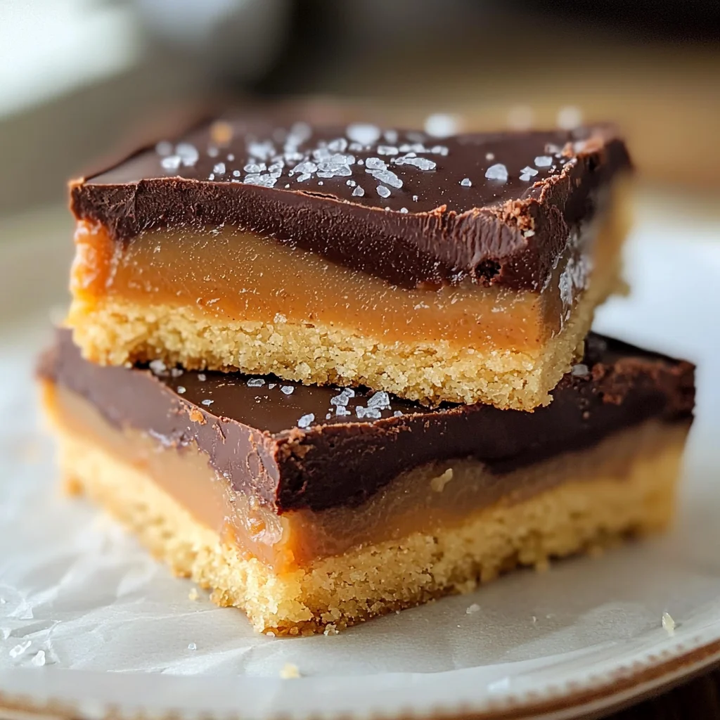 Peanut Butter Millionaire Shortbread Bars