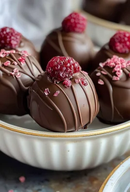 Raspberry Chocolate Truffles