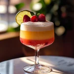 Raspberry Passionfruit Tequila Sour