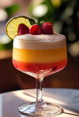 Raspberry Passionfruit Tequila Sour