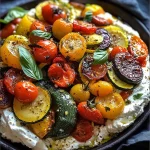 Roasted Veggies Over Lemony Whipped Ricotta