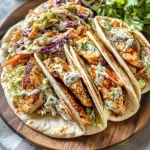 Sheet Pan Chicken Pitas with Herby Ranch Slaw