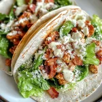 Smash Chicken Caesar Tacos